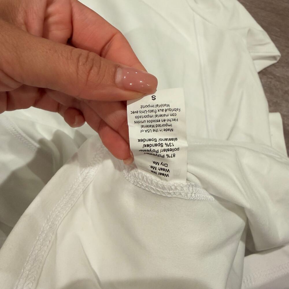 Beyond Yoga White Full ZIp Sweater Size Small - Picture 9 of 10